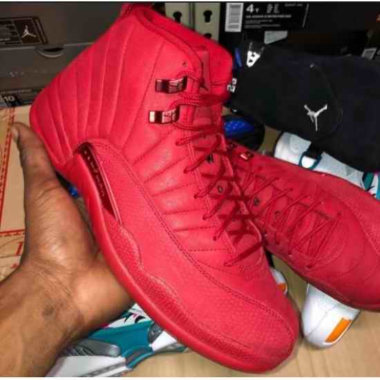 Men Nike Air Jordan 12 Retro Gym Red Shoes